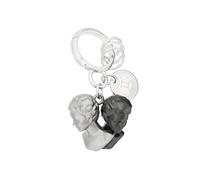 METALMORPHOSE - Gemini Zodiac Sign Charm Keyring - Gemini Astrological Sign - Gift for Men, Women and Children, Silver, One Size