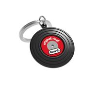 METALMORPHOSE MTM048-01 Vinyl Keyring Black Red, black, red, One Size, Unique,Vintage