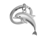 METALMORPHOSE MTM145-01 Dolphin Keyring, silver, One Size