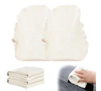 MetalNuts Chamois Leathers for Cars - 2PCS Natural Suede Drying Towels, Super Absorbent & Soft Chamois Leather, Streak-Free & Scratch-Free Shammy Leather Cloth, Reusable Car Drying Cloth