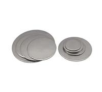 Metals Round Shee 1/2/3/4/5/10Pcs 304 Stainless Steel Sheet Circular Disk Dia 8mm-80mm Thickness 1.1/1.4/1.8/2.7mm(Thickness 2.7mm*21mm 5Pcs)