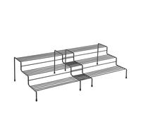 Metaltex 2 extendable spice racks, Black, 28/55x23x13