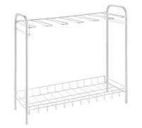 Metaltex 2-Tier Boot Holder Rack - White