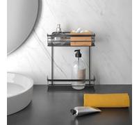 Metaltex 2-Tier Douche Rack Black
