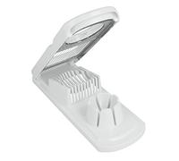 Metaltex 2-Way Egg Slicer, White Plastic