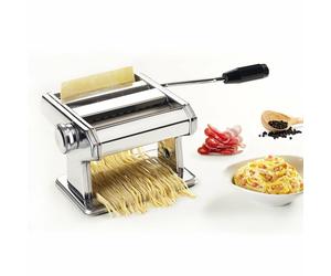 Metaltex 251740 3-In-1 Pasta Machine Maker Stainless Steel Table Top Clamp New