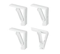 Metaltex 254508 White Plastic Tablecloth Clips x 4