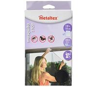 Metaltex 297702 - Mosquito Net for Window, 130 x 150 cm, Black