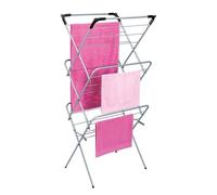 Metaltex 3-Tier Concertina Laundry Clothes Airer Silver