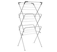 Metaltex 3-Tier Extra Silm Concertina Laundry Clothes Airer Dryer - Silver