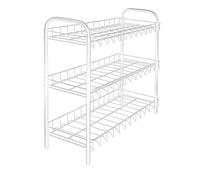 Metaltex 3 Tier Shoe Rack For 9 Pairs Of Shoes 36.55.03