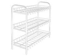 Metaltex 3-Tier Shoe Stand Organiser - White