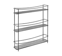Metaltex 3-Tier Spice Holder, Black, 35 x 7 x 37 cm