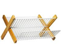 Metaltex 32184514080 Lilly Folding Drying Rack White Wire, Metal 42 x 5 x 35 cm