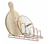 Metaltex 360906 'Cricket' Tray & Pot Lid Holder Polytherm Copper 34x15x18 cm New