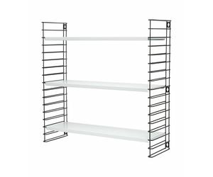 Metaltex 377603 Metal 3 Tier Libro Shelves Shelving 70x21x68 cm
