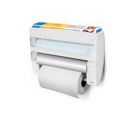 Metaltex 4-in-1 Kitchen Roll Holder Dispenser - White Metaltex White