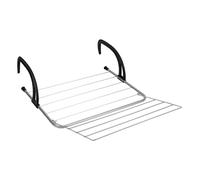 Metaltex Balcony Tumble Dryer, Clothes Drying Rack, Silver, 51 x 38/84 cm