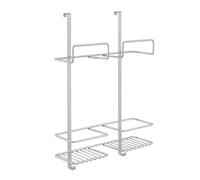 Metaltex Broomy Doorhanger, Stainless-Steel, Silver, 30 x 12 x 42 cm