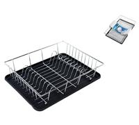 Metaltex COLONIA Dish Rack Table Stand Stainless Steel, 480 Mm