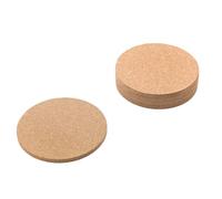Metaltex Cork Glass Coasters Set of 6 9 cm - Elegant Protection for Table, Counter, Surfaces