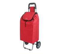 Metaltex Daphne Shopping Trolley, 40 Litre, Red, Metal, 88 x 36 x 6.5 cm