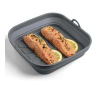 Metaltex Foldable Silicone Mold Air Fryer Oven Tray 22x22 cm