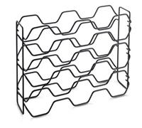 Metaltex Hexagon 15-Bottle Wine & Countertop Storage Rack