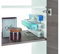 Metaltex Kitchen Roll Holder Organizer, Metallized Grey, 12x14x15 cm