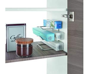 Metaltex Kitchen Roll Holder, Metallic Grey, 12 x 14 x 15 cm