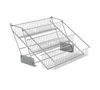 Metaltex Kitchen Storage Rack for Seasonings and Condiments, Metal, Silver, 33 x 28 Centimetres
