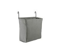 Metaltex Mural Line Wall Grid Textile Bag, Wire/Cotton, Grey, 24 x 9 x 21 cm