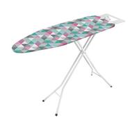 Metaltex Kuma Adjustable Ironing Board, Cotton Cover, 75x330x1400mm