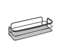 Metaltex Origin 1-Tier Rectangular Shelf - Wall-mounted Bathroom Storage Rack for Shower Essentials and Bath products - Touch-Therm Lava, 26 x 10 x 6 Centimeters