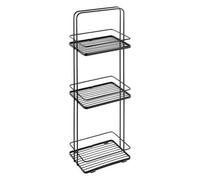Metaltex Origin Lava 3-Tier Bathroom Storage Shelf Organizer