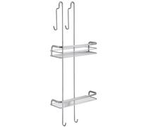 Metaltex Origin LUXY Bathroom Shower Shelf with Silicone Protector