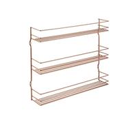 Metaltex 'Pepito 3' 3-Tier Spice Rack, Polytherm Copper, 36 x 8 x 32 cm