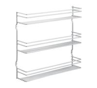 Metaltex Pepito 3-Tier Wall Mount Spice Rack Kitchen Organizer