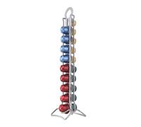 Metaltex Polytherm Coated Capsulo 20" Nespresso Coffee Capsule Holder, Silver, 8 x 9 x 38 cm