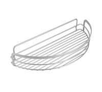Metaltex Polytherm Coated Viva Bathroom Shower Semi-Circle Large Shelf with Adhesive Wall Fixings