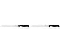 Metaltex "Professional Bread Knife, Silver, 32.5 cm (Pack of 2)