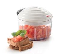 Metaltex Rotomac Herb and Vegetable Manual Chopper with Moveable Blades, Metal,