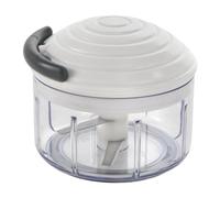 Metaltex Rotomac Herb and Vegetable Manual Chopper with Moveable Blades, Metal, White, 5.51 x 5.51 x 4.72 cm