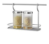 Metaltex Shelf City with 1 Stage, Metal, Silver, 12.5 x 34.8 x 25.8 cm