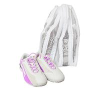 Metaltex Shoe Laundry Mesh Bag - Shoe Wash Bag, Washing Bag for Laundry, Nylon Mesh Laundry Bags for Washing Machine - White, Size: 6 x 22 x 22 cm