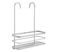 Metaltex Shower Shelf for Shower Rail Origin LUXY, Duschenboy with Hooks