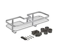 Metaltex Shower Shelf for Shower Rail Origin LUXY, Suitable for 18-25 cm