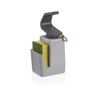Metaltex Soap Dispenser, ABS Plastic, Grey, 11 x 8 x 22 cm