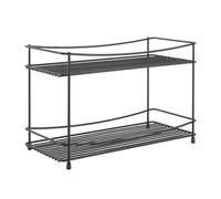 Metaltex Spice rack 2 tiers, Black, 33x16x21 cm
