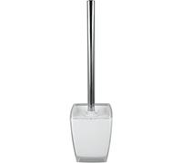 Metaltex "Style Toilet Brush Set, White/Transparent